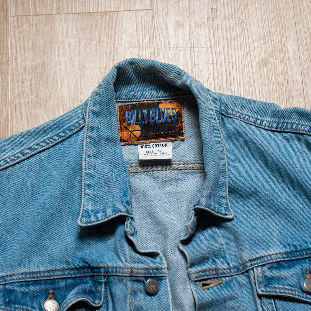 BILLY BLUES Vintage denim jacket - Picture 3 of 7